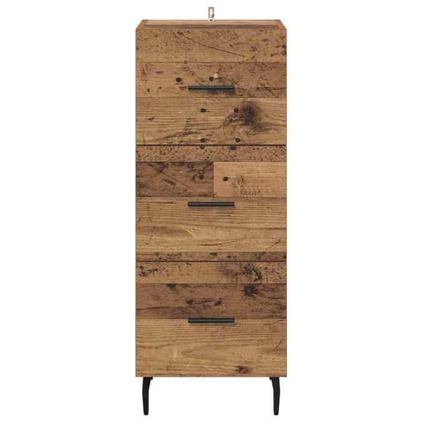 Buffé - EXKLUSIVT HUS - 34 x 34,5 x 90 cm - Ingenjörsträ - Nutida - Stort förvaringsutrymme