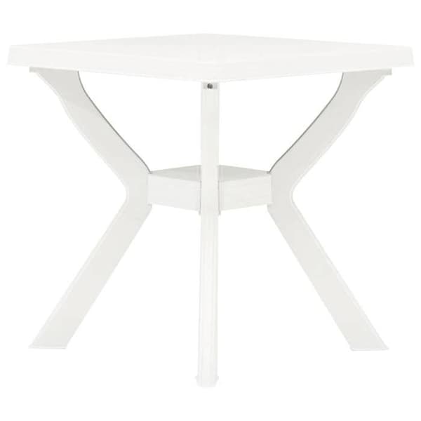Maison Exclusive - Bistrobord Vit 70x70x72 cm Plast Vit