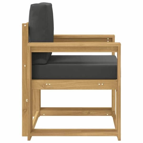 Maison Exclusive - Utomhussoffa i polyester vit och antracit