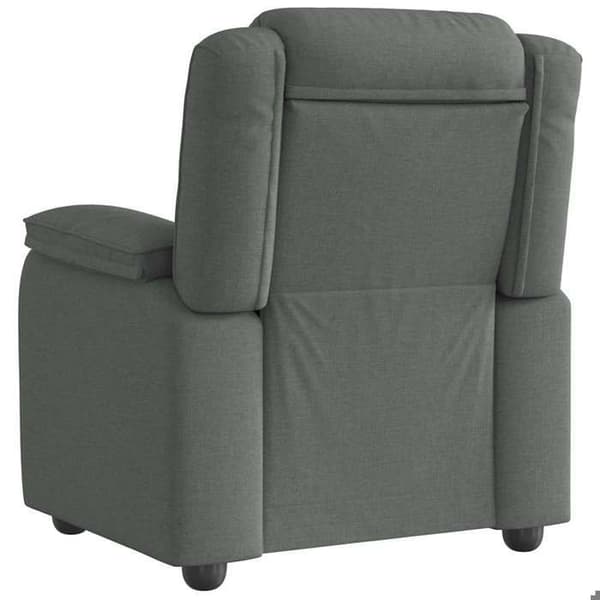 Recliner - EXKLUSIVT HEM - Relaxmodell - Mörkgrå - Tyg - Lutning 135° Mörkgrå