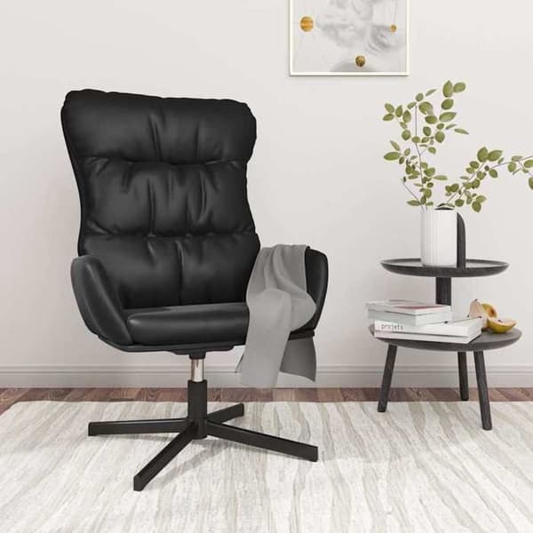 Maison Exclusive - Sort Similicuir Relaxstol