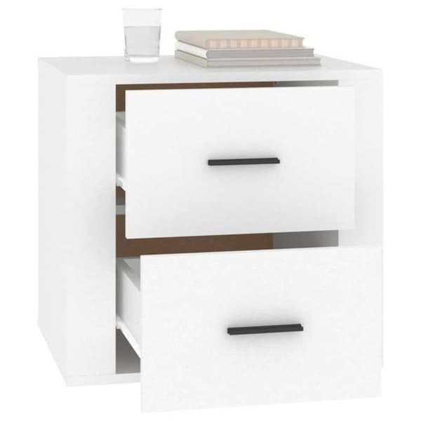 Maison Exclusive - Natbord Hvid 50x39x47 cm Vit