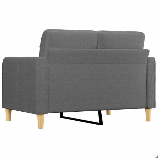 Maison Exclusive - Soffa 2-sits Grå mörk 120 cm Tyg