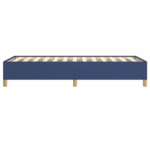 Sengestel - EKSKLUSIV HUS - Stof - 100x200 cm - Blå - Inkluderet lamelbund blå