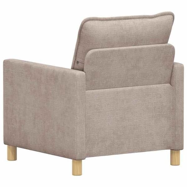 Sofa - EKSKLUSIV HUS - 76×81×87,5 cm - Beige - Polyester - Justerbare armlæn beige