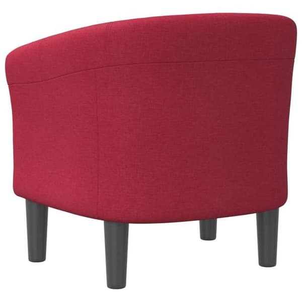Maison Exclusive - Bordeaux punainen kankainen cabriolet-tuoli