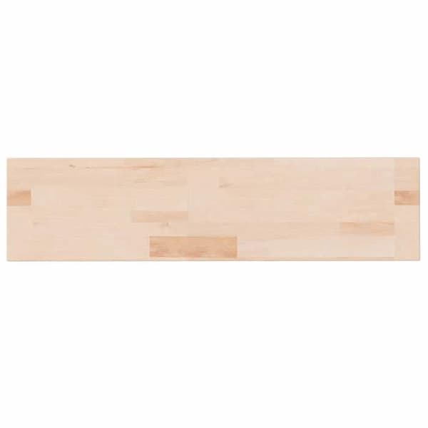 Maison Exclusive - Hyldepanel 80x20x2,5 cm Ubehandlet massivt egetræ
