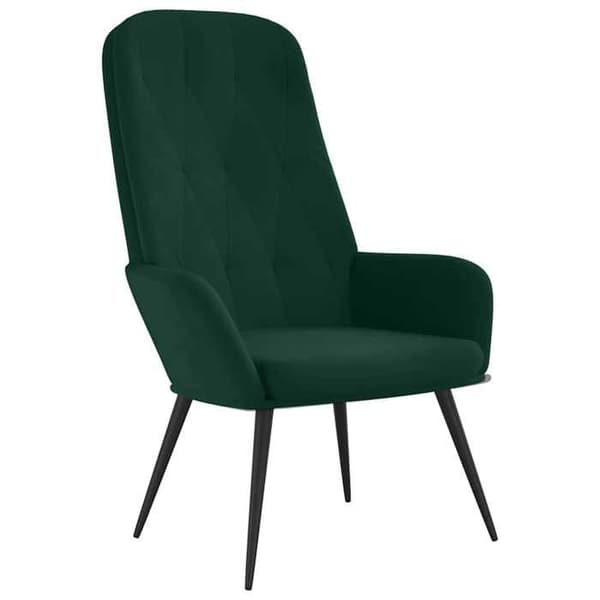 Maison Exclusive - Mørkegrøn Velour Relax stol