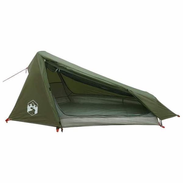 Maison Exclusive - Tunnel telt Grøn oliven 220 x 107 x 98 cm Polyester og Stål