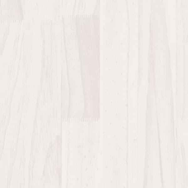 Maison Exclusive - Natborde 2 stk Hvid 40x29,5x64 cm Solid fyrretræ Vit