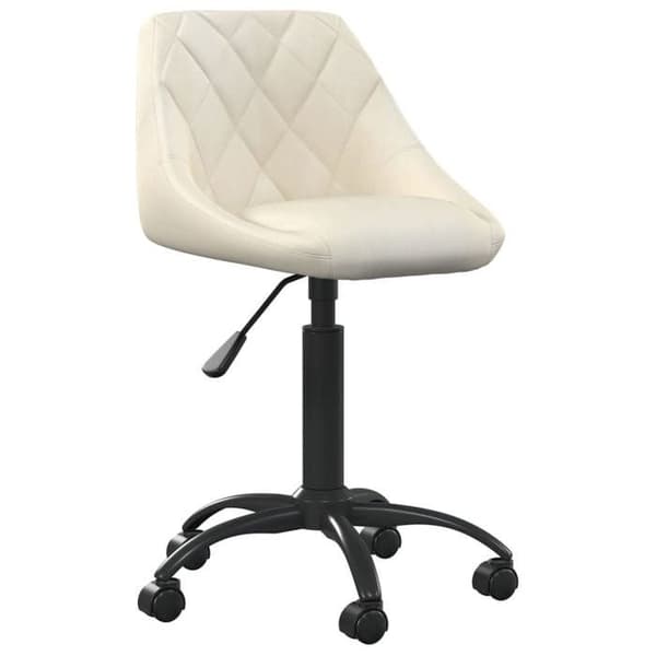 Maison Exclusive - Kontorsstol Creme Sammet