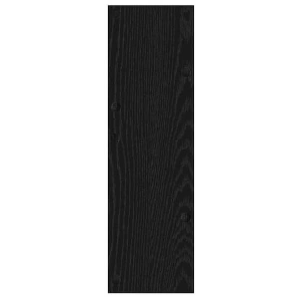Skoopbevaring - EKSKLUSIV HUS - 60x18x60 cm - Vægmonteret - Ingeniørtræ - Sort