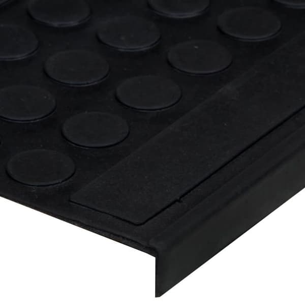 Maison Exclusive - Trappsteg 5 st 25x75 cm gummi