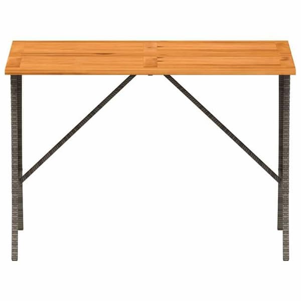 Maison Exclusive - Havebord med grå akacietræplade 105x75x72 cm