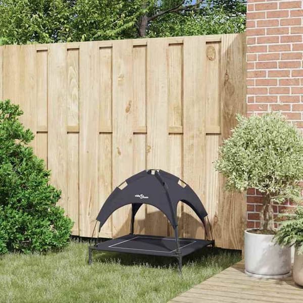 Maison Exclusive - Hundeseng 71 x 64 x 71 cm Sort Stål