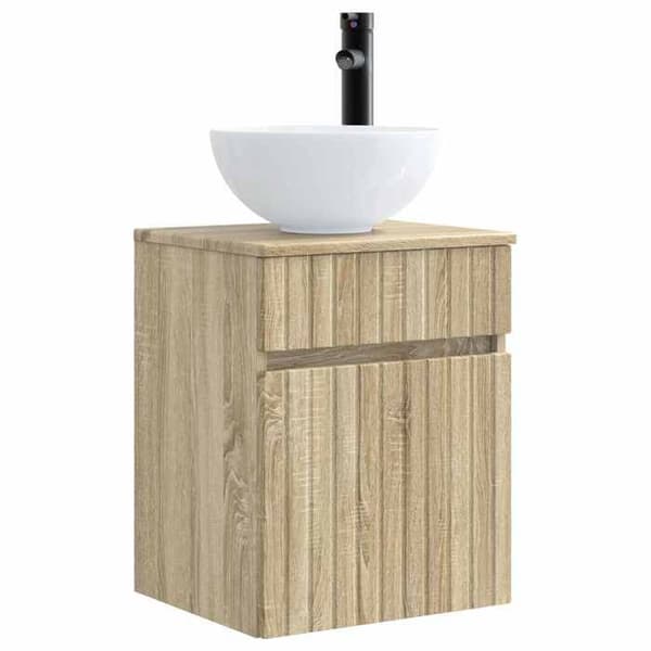 Maison Exclusive - 3-delars badrumsinredning Sonoma-ek