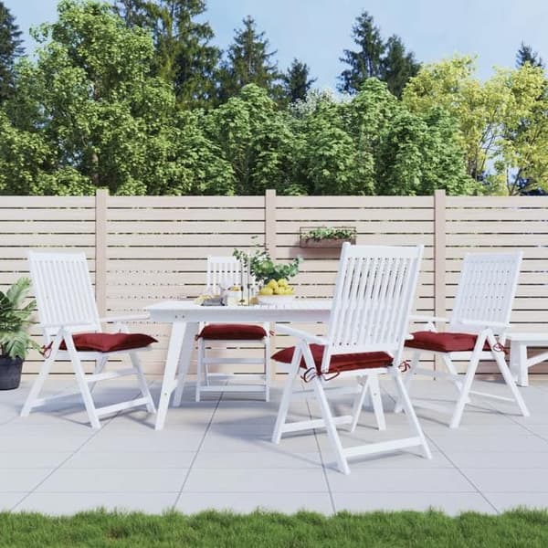 Maison Exclusive - Palettkuddar set om 4 vinröda 50x50x7 cm