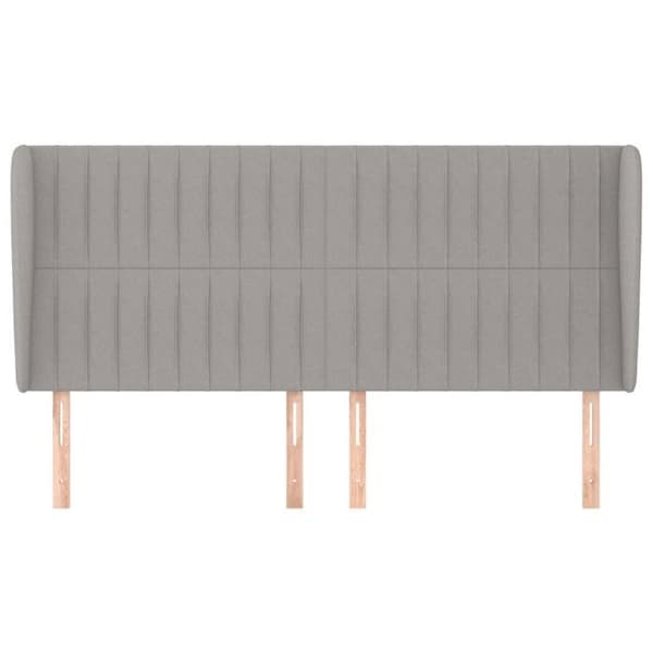 Hovedgærde - Maison Exclusive - Lys grå - 163x23x118/128 cm - Højdejusterbar ljusgrått
