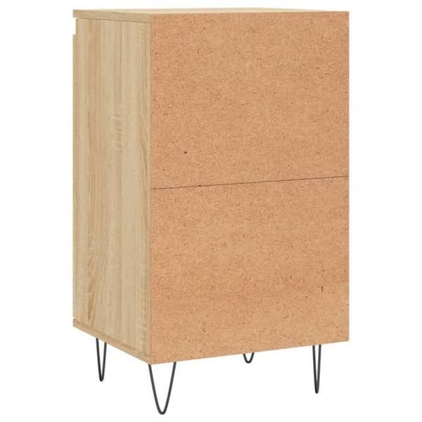 Maison Exclusive - Buffé ek sonoma 40x35x70 cm ingenjörsträ