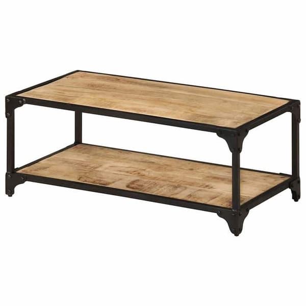 Maison Exclusive - Sofabord 90x45x35 cm Massivt mangotræ rå