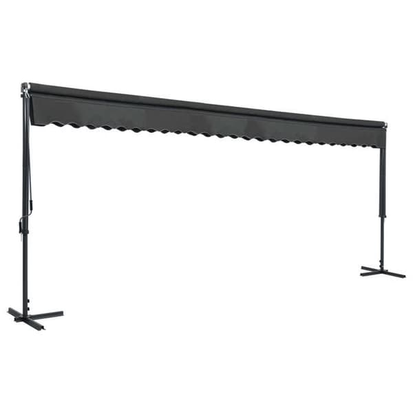 Maison Exclusive - Stående markis 600 x 300 cm Antracit antracit
