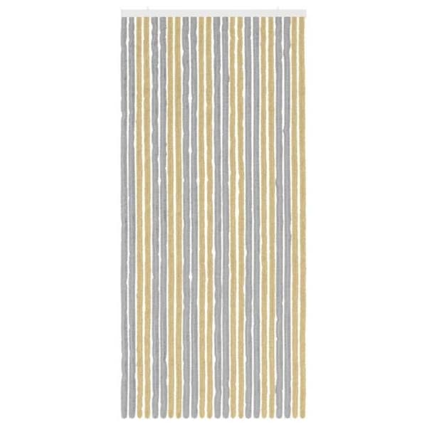 Maison Exclusive - Harmaa ja Beige hyönteisverho 100 x 220 cm