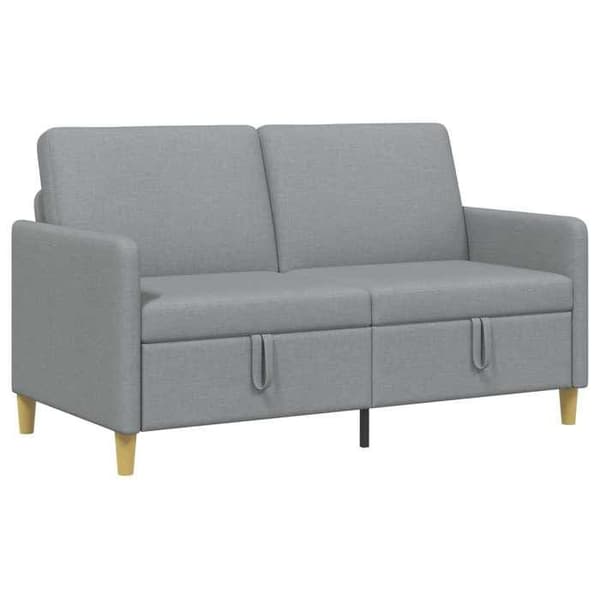 Maison Exclusive - Sofa med opbevaring Lys grå 152 x 78 x 87 cm Polyester