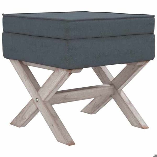 Maison Exclusive - Förvaringspall Mörkgrå 45x45x49 cm Sammet