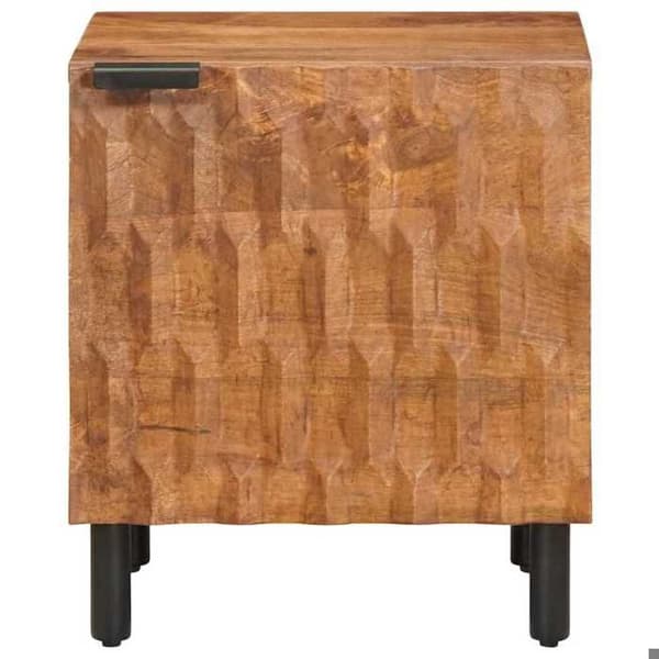 Maison Exclusive - Natbord 2 stk Brun 40 x 33 x 46 cm