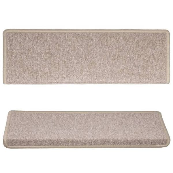 Maison Exclusive - Trappmatta 15 delar 65 x 21 x 4 cm Taupe Rektangulär kant Mol
