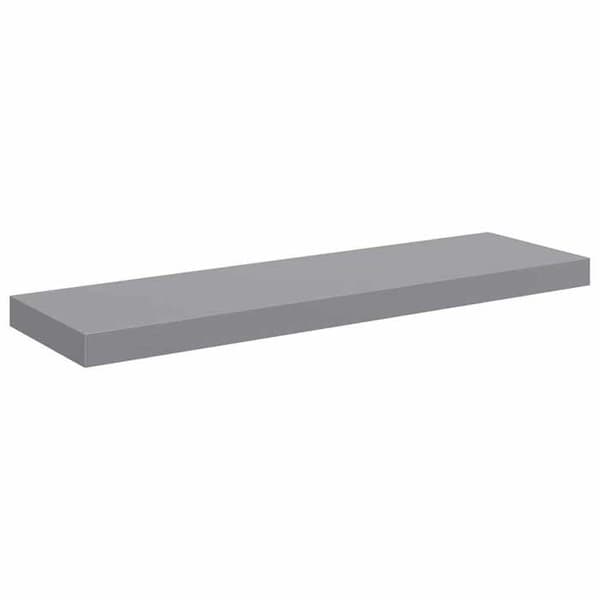 Maison Exclusive - Kelluvat seinähyllyt 2 kpl harmaa 80x23,5x3,8 cm MDF