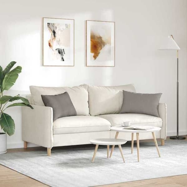 Maison Exclusive - Soffkuddar 2 st tyg Taupe 60 x 40 cm Mol