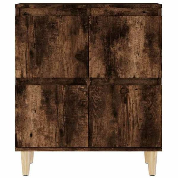 Maison Exclusive - Buffet Røget Eg 60x35x70 cm Ingeniørtræ
