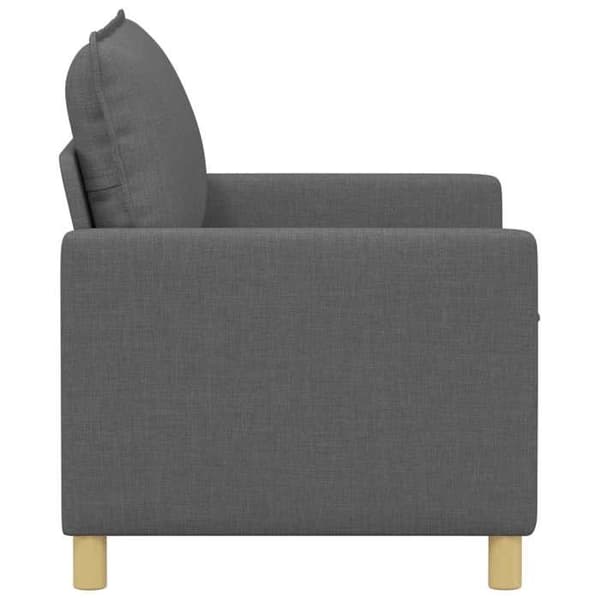 Maison Exclusive - Mörkgrå Soffa 126 x 81 x 87,5 cm Tyg