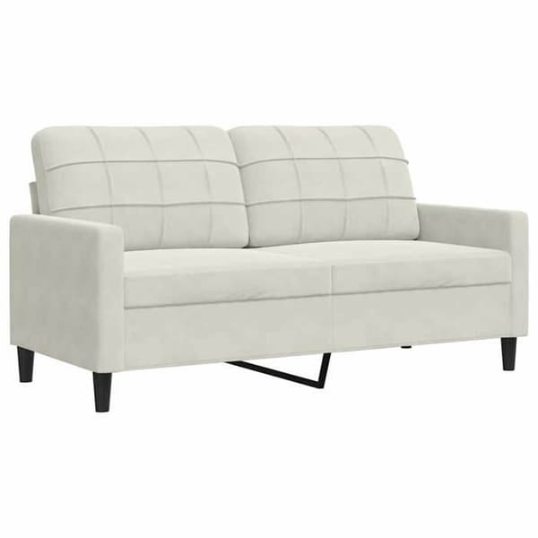 Maison Exclusive - Sæt af 2 sofaer med puder og velourpuder