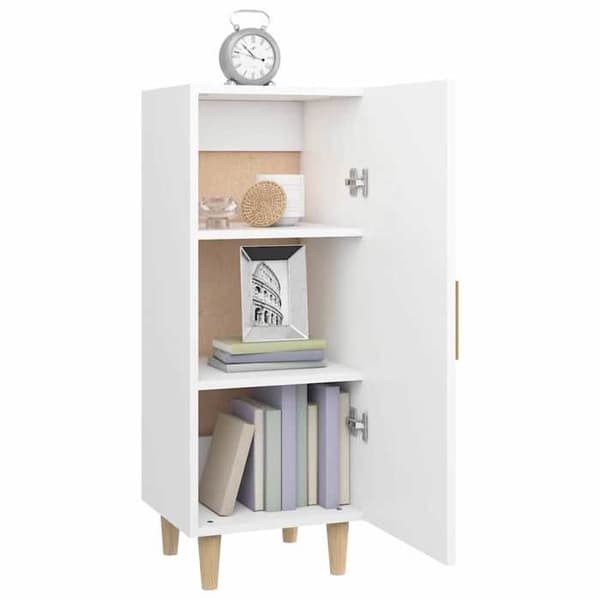 Maison Exclusive - Buffé Vit 34,5x34x90 cm Ingenjörsträ Vit