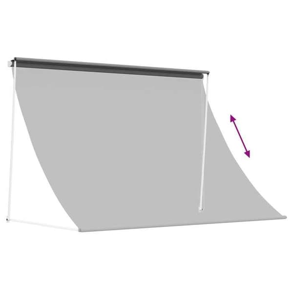 Maison Exclusive - Ljusgråt tak 400 x 150 cm Ljusgrått
