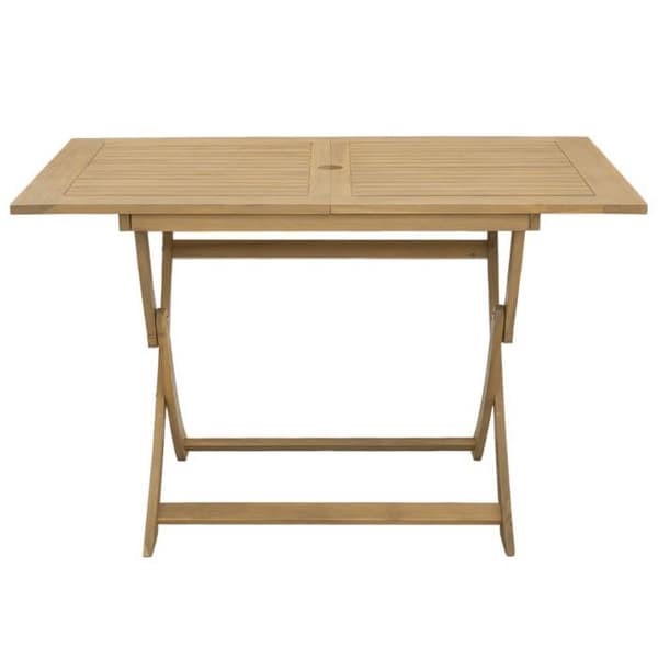 Maison Exclusive - Sammenklappeligt havebord 120x70x75 cm i solid akacietræ