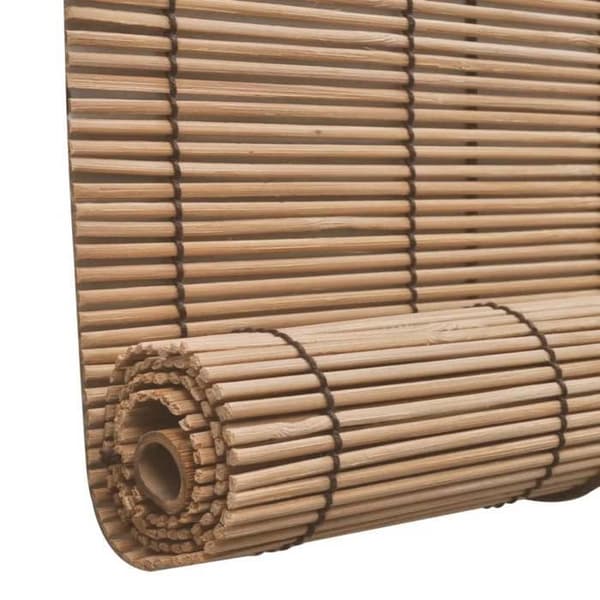 Maison Exclusive - Rullgardiner i bambu 2 st 100x160 cm Brun brun