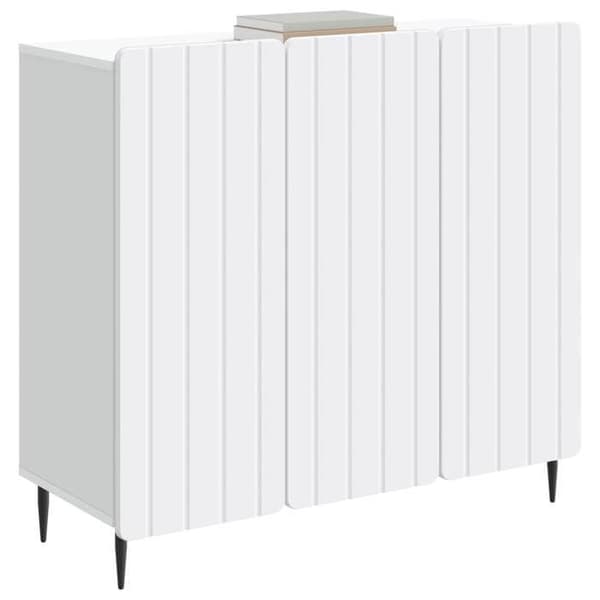 Maison Exclusive - Buffé Vit 89 x 34,5 x 82 cm Ingenjörsträ Vit