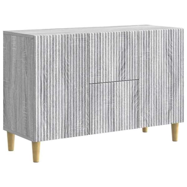 Maison Exclusive - Buffet Sonoma grå 89 x 34,5 x 60 cm Ingeniørtræ