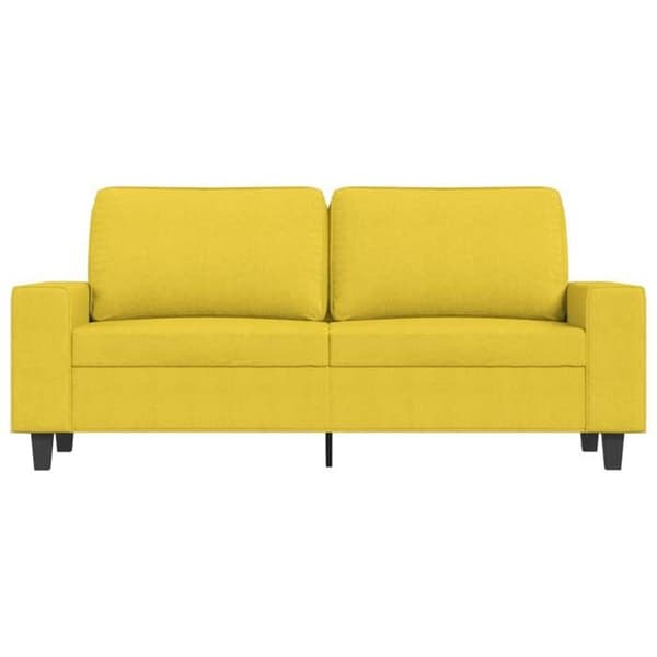 Maison Exclusive - Soffa 2-sits Gul 140 cm Tyg