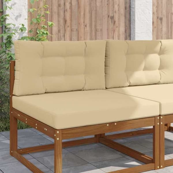 Maison Exclusive - Ulkokäyttöön tarkoitettu polyesterinen sohvatyyny beige 80 x 80 cm