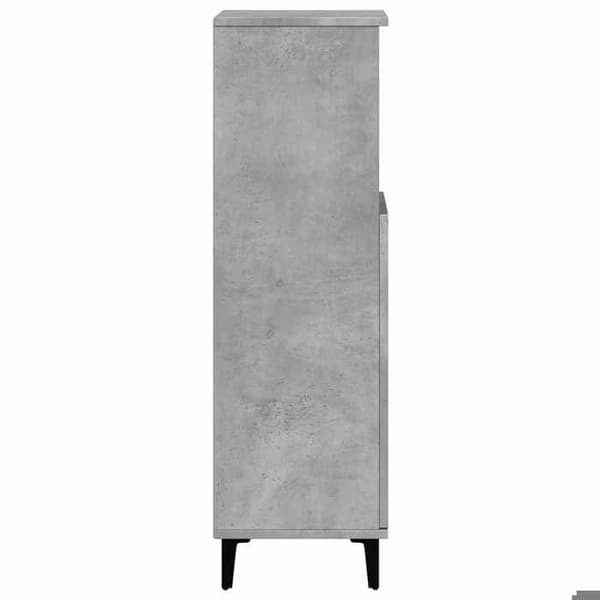 Maison Exclusive - Badeværelsesskab grå beton 30x30x100 cm