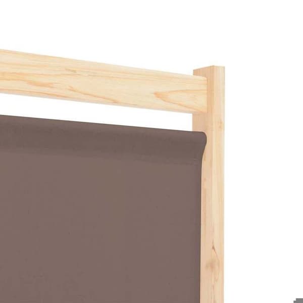 Adskillelsesvæg - Eksklusivt Hus - 5 paneler - Brun - 200 x 170 x 4 cm brun
