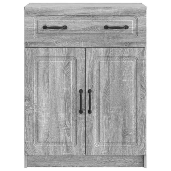 Maison Exclusive - Buffé Sonoma grå 66 x 34,5 x 87 cm Ingenjörsträ Sonoma grå