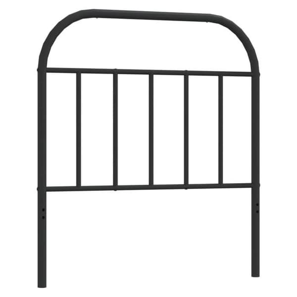 Maison Exclusive - Erstatnings hovedgærde i sort metal 80 cm Svart