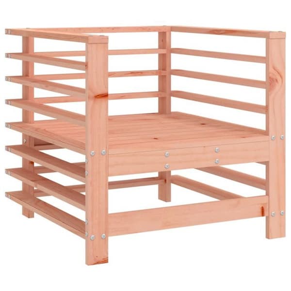 Maison Exclusive - Trädgårdsstolar med kuddar, set om 2, massiv douglas