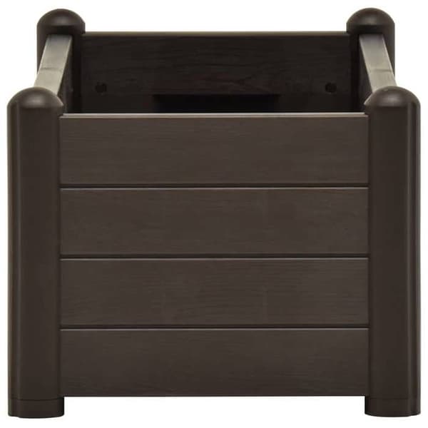Maison Exclusive - Hævet havebed PP Moka 100x43x35 cm Mocka