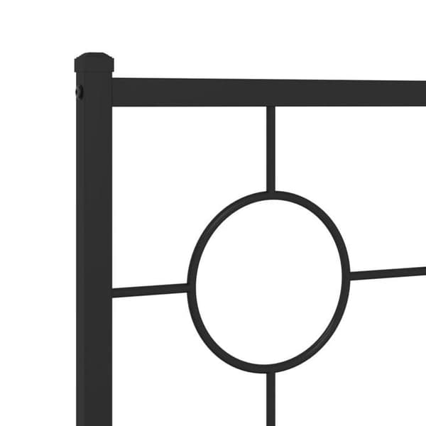 Maison Exclusive - Erstatnings hovedgærde i sort metal 90 cm